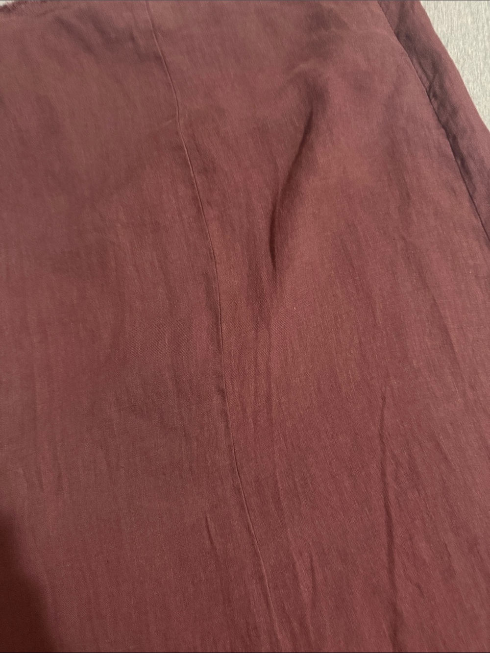 Zara chocolate Linen Skirt - Picture 5 of 5